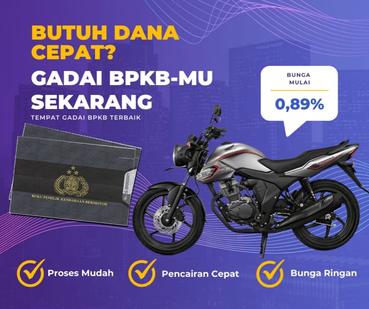 Kredit Jaminan Bpkb Motor Honda Verza Lbp Dapat Dana Berapa? Seperti Ini Simulasinya